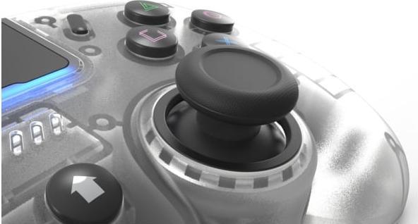 Actual product image Retro Fighters Retro-.Fighters - Mantis Mini Bluetooth Controller - Crystal (PS4, PC)