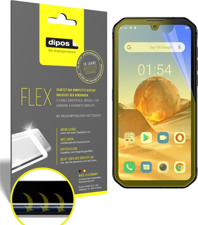 Immagine prodotto Dipos Pellicola Protettiva Full-Cover 3D (2 Pezzo/i, Blackview BV9900E)