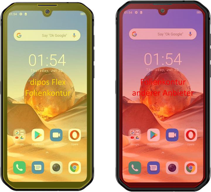 Immagine prodotto Dipos Pellicola Protettiva Full-Cover 3D (2 Pezzo/i, Blackview BV9900E)