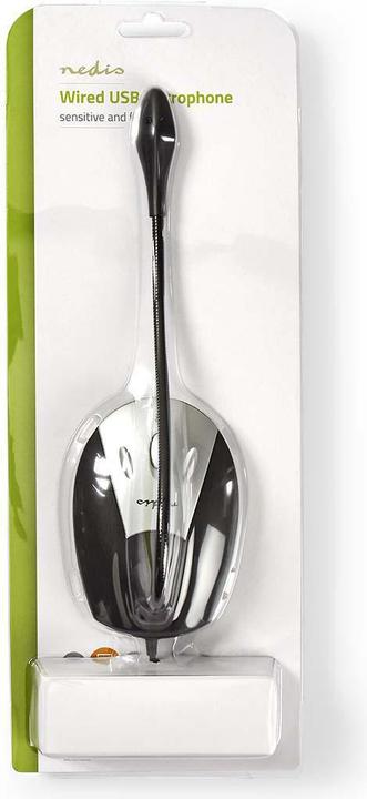 Actual product image Nedis Microphone for use with: Desktop/Notebook Wired USB-A Male On/Off Switch Headphone Output