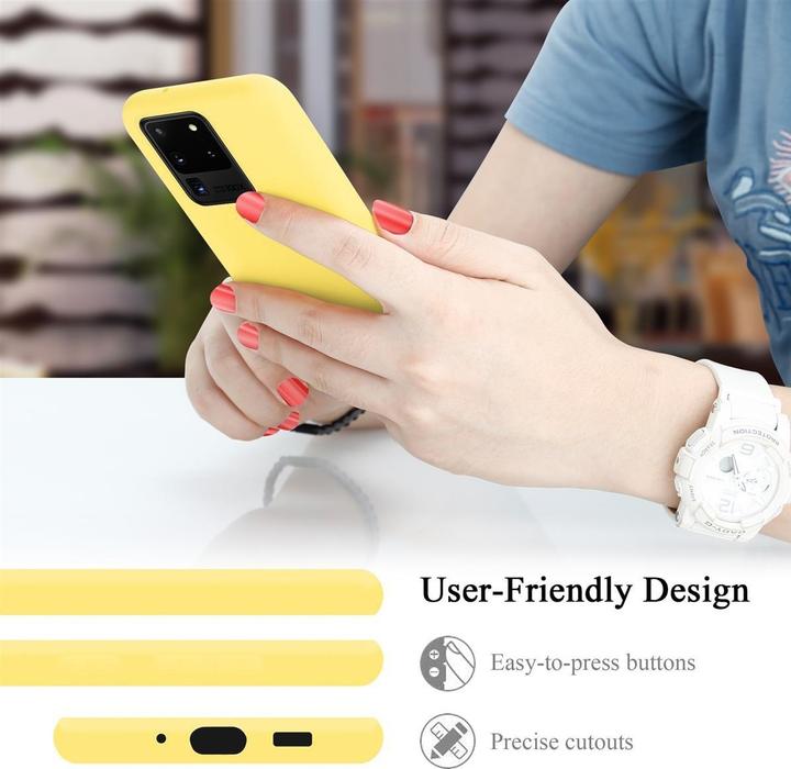 Actual product image Cadorabo TPU Liquid Silicone Case Cover (Samsung Galaxy S20 Ultra)