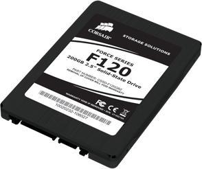 Corsair Force Series F120 SSD MLC, 2.5 inch, 120GB, SATA-II (0.12 TB, 2.5")