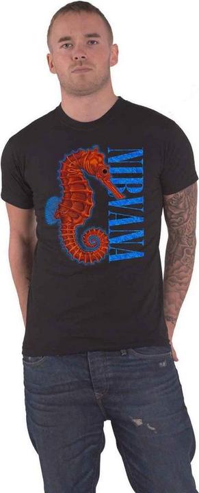Image du produit Nirvana T-shirt unisexe adulte Seahorse Cotton (XL)