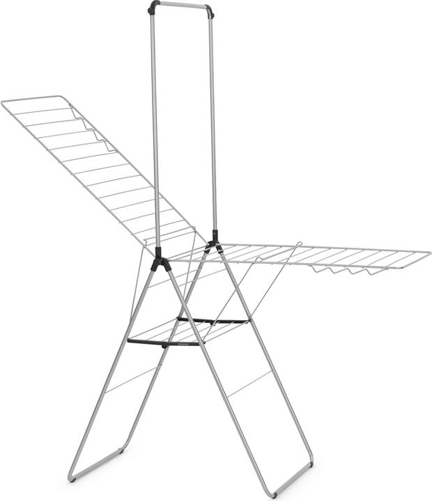 Brabantia Droogrek 25 meter met kledingstangMetallic (25 m)