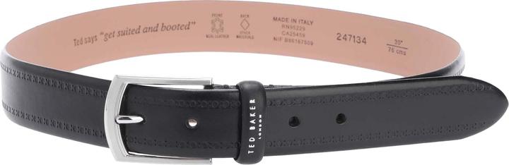 Actual product image Ted Baker Owill Brogue Detailing Leather Belt