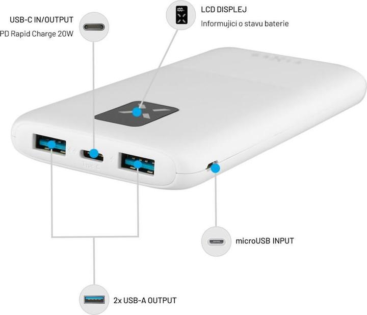 Actual product image Fixed Zen USB-C PD 20W Power Bank 10,000 mAh (10000 mAh, 37 Wh)