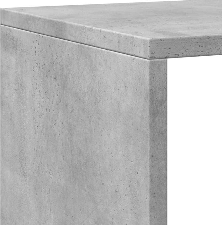 Produktbild VidaXL Bücherregal Raumteiler Wandregal Standregal Raumtrenner Regal Betongrau (137.5 x 29 x 137.5 cm)