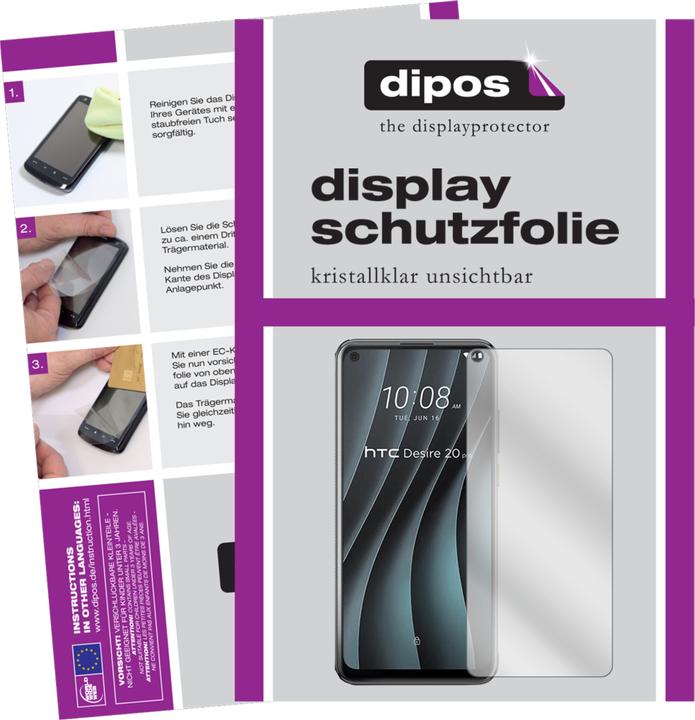 Produktbild Dipos Displayschutzfolie Crystalclear (1 Stück, HTC Desire 20 Pro)