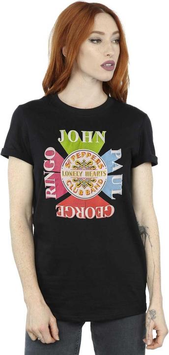 Actual product image The Beatles Unisex Adult Sgt Pepper Drum Names T-Shirt (XXL)