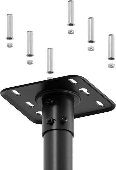 Produktbild Hagor CPS - Ceiling Plate with Cover SS Deckenflansch Rundrohr CPS-Serie Deckenabstand 87 mm (Decke, Boden)