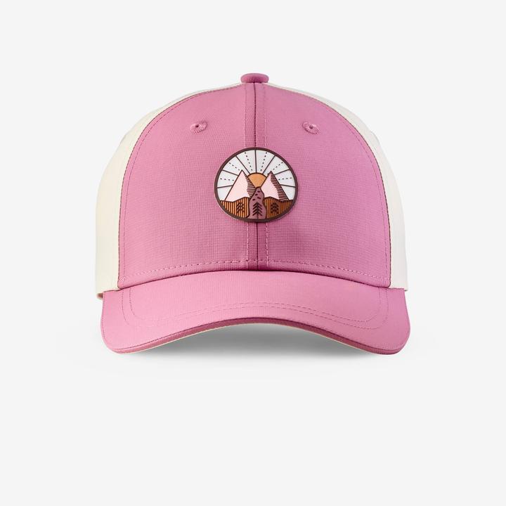 Actual product image Quechua Schirmmütze MH100 Kinder Grösse 122–170 rosa/beige