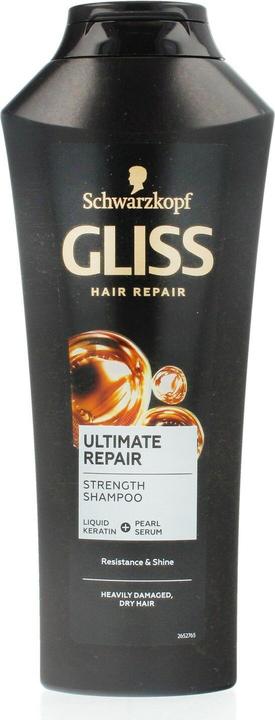 Schwarzkopf GLISS Ultimate Repair Shampoo regenerujący szampon do włosów mocno zniszczonych i suchych 400ml (400 ml, Trockenshampoo)