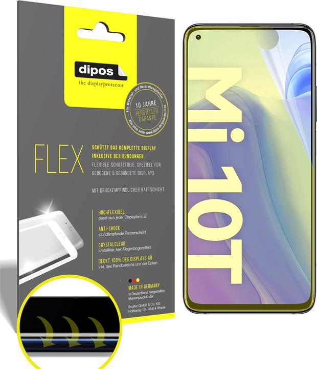 Image du produit Dipos Film de Protection d’écran Full-Cover 3D (2 pièce(s), Mi 10T)
