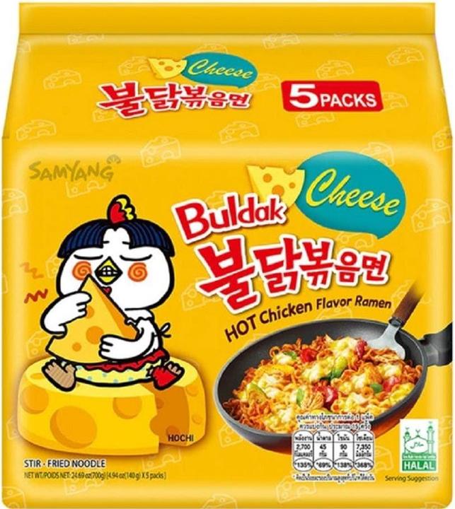 Actual product image Samyang Buldak Buldak Hot Chicken Ramyeon Cheese (620 g)