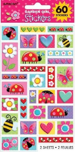 Produktbild Amscan Garten Blatt mit Stickern 60erPack