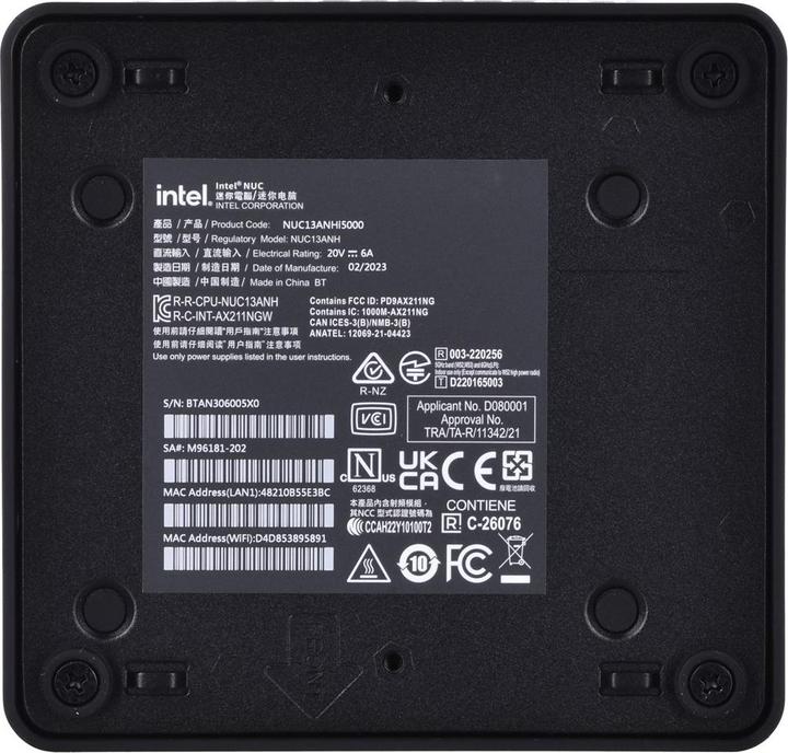 Actual product image ASUS Arena Canyon NUC13ANHI5 (Intel Core i5-1340P)
