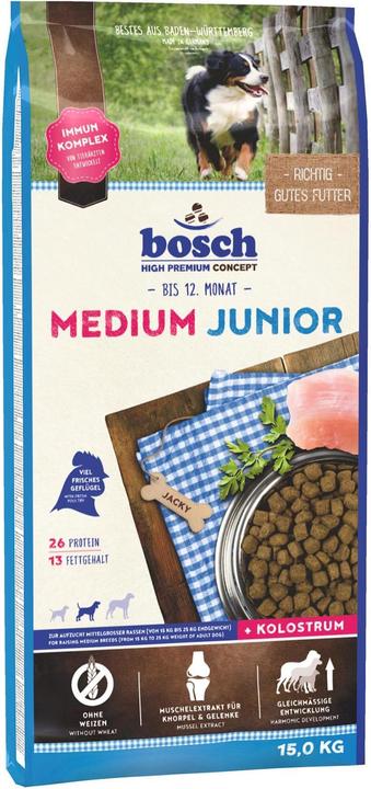 Produktbild Bosch Petfood Medium Junior (Junior, 1 Stk., 15000 g)