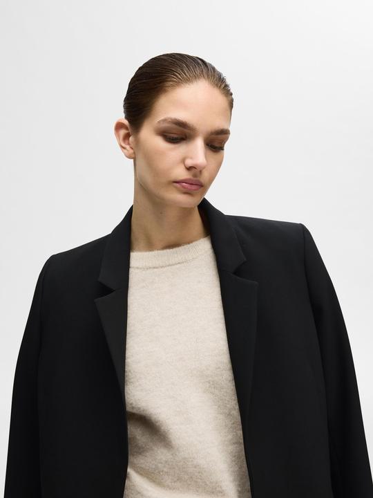 Image du produit Selected Femme Pull en tricot à manches ruchées (XS)