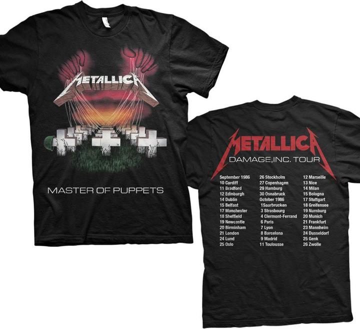 Metallica Mop European Tour 86 (M)