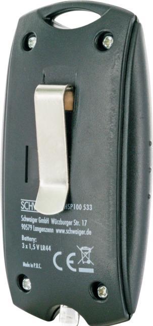 Actual product image Schwaiger HSP100 533 personal alarm push button
