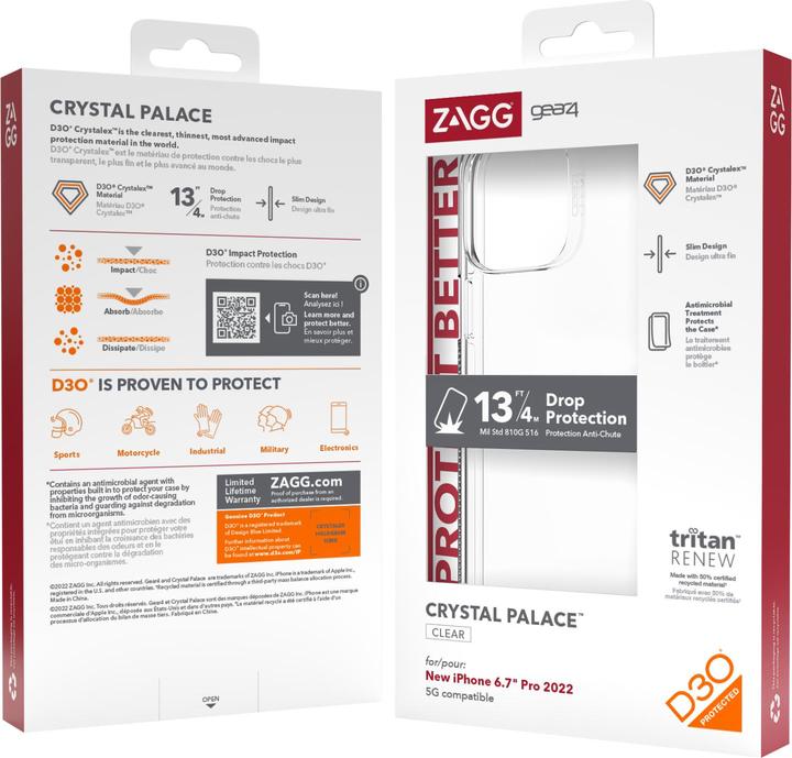 Image du produit Zagg Cases Crystal Palace (Apple iPhone 14 Pro Max)