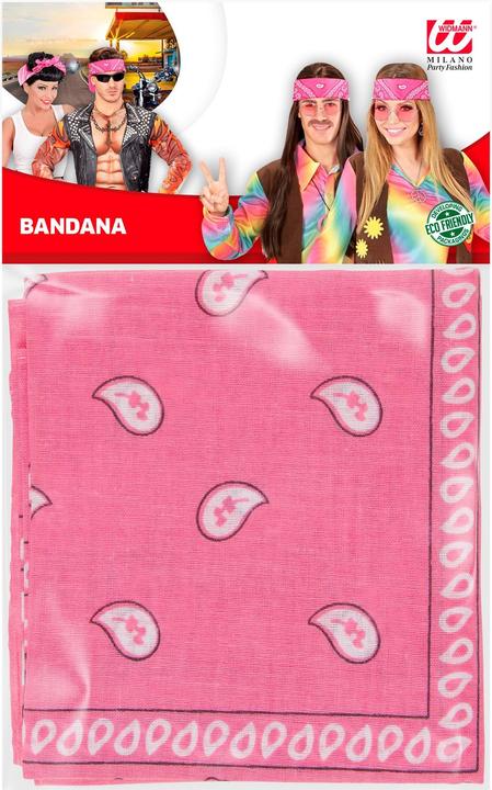 Produktbild Widmann BANDANA ROSA 55x55 cm - 100% Bauwolle