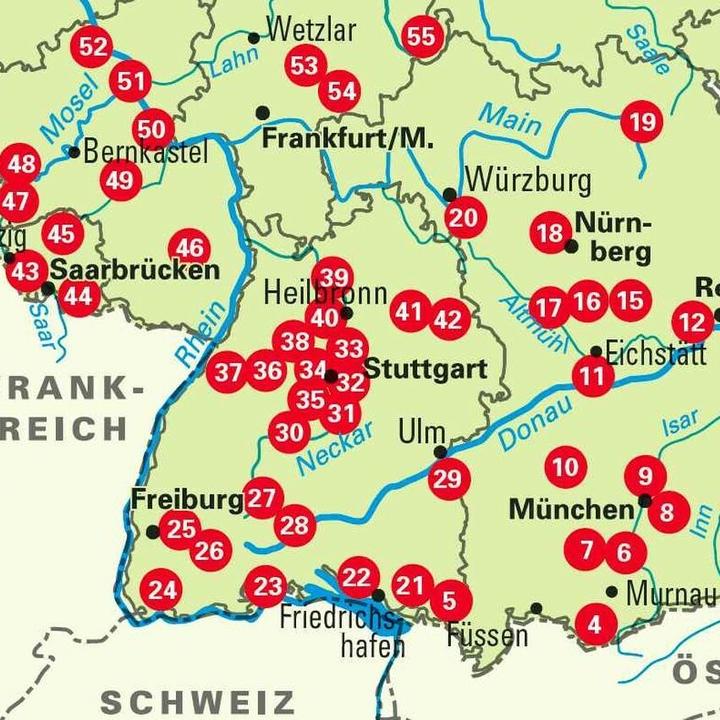 Produktbild Die 55 schönsten E-Bike Touren in Deutschlands Süden (Deutsch, Oliver Kockskämper, 2020)