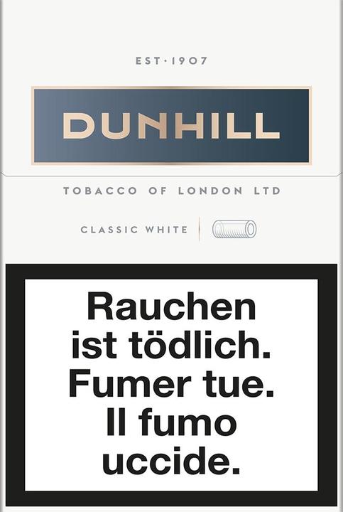 Actual product image Dunhill International Classic white box (10 pcs.)