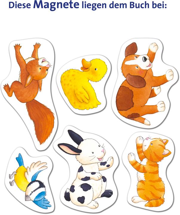 Immagine prodotto Ravensburger Il mio primo libro magnetico: Chi appartiene a chi? Bambini animali - Libro magnetico a partire da (Tedesco)