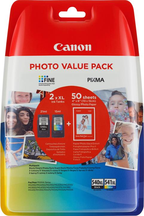Produktbild Canon PG-540XL/CL541XL Value Pack (M, BK, C, Y)