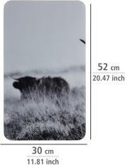 Actual product image Wenko Cooker cover plates Highland Cattle black 2 pcs.