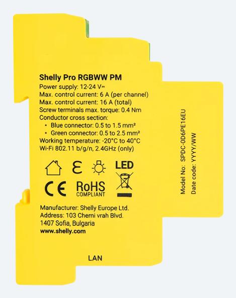 Image du produit Shelly Pro RGBWW PM