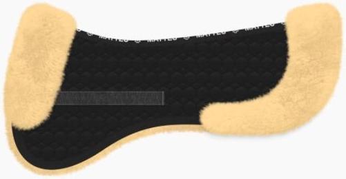 Dressurlammfell Pad mit Fellrand komplett