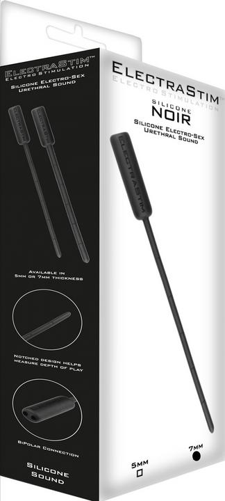 Actual product image ElectraStim Silicone Noir Flexible Sound 7mm