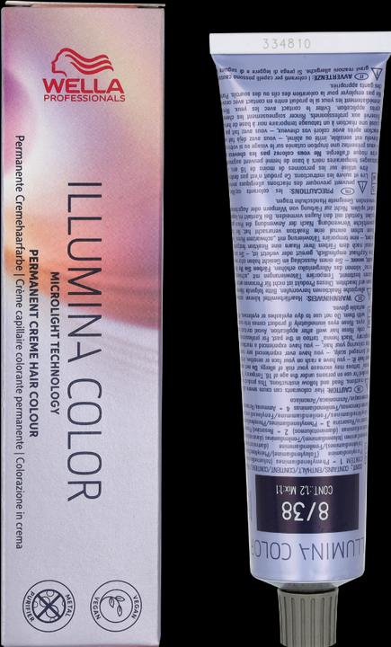 Productafbeelding Wella Illumina kleur (8/38 lichtblond goud-perl)