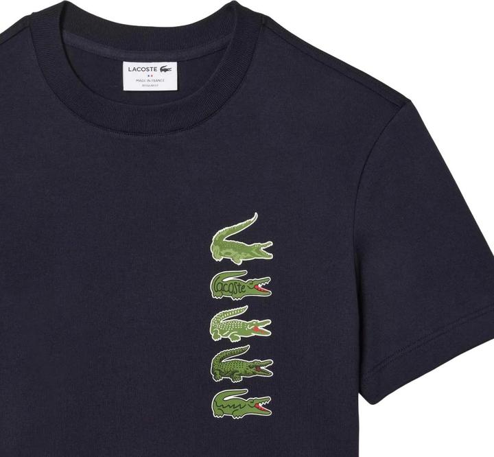 Actual product image Lacoste Mens Iconic Croc Regular T-Shirt (S)