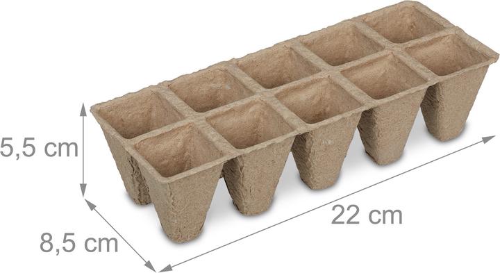 Produktbild Relaxdays Anzuchttöpfe