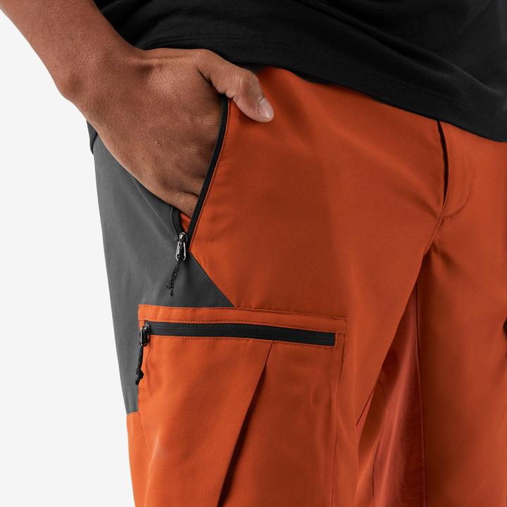 Actual product image Forclaz Trekkingshorts Herren robust - MT500 orange (44)