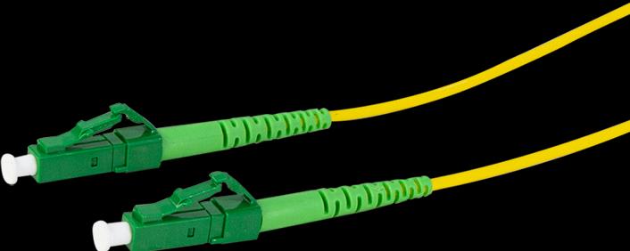 Actual product image LogiLink Fibre optic patch cable, 2x LC simplex, OS2, 10 m, yellow LC simplex plug (CAT6, 10 m)