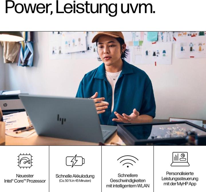 Produktbild HP Pavilion Plus 14-ew1175ng (14", Intel Core Ultra 7 155H, 32 GB, 1000 GB, DE)
