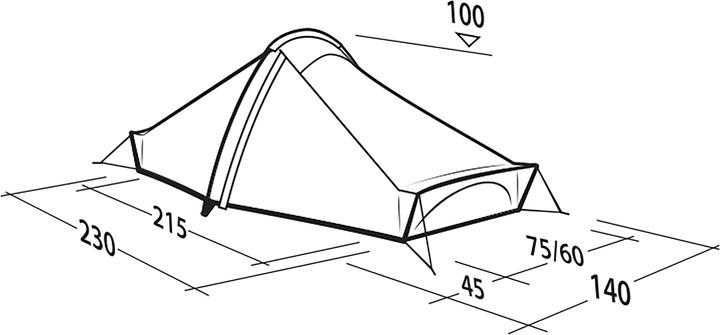 Immagine prodotto Robens Starlight 1 Exp (Tenda a cupola, 2 kg, 1 persona)