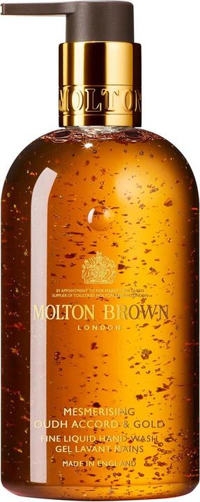 Image du produit Molton Brown Festive Frankincense & Allspice Fine Liquid Hand Wash Mesmerising Oudh Accord & Gold (Savon liquide, 300 ml)