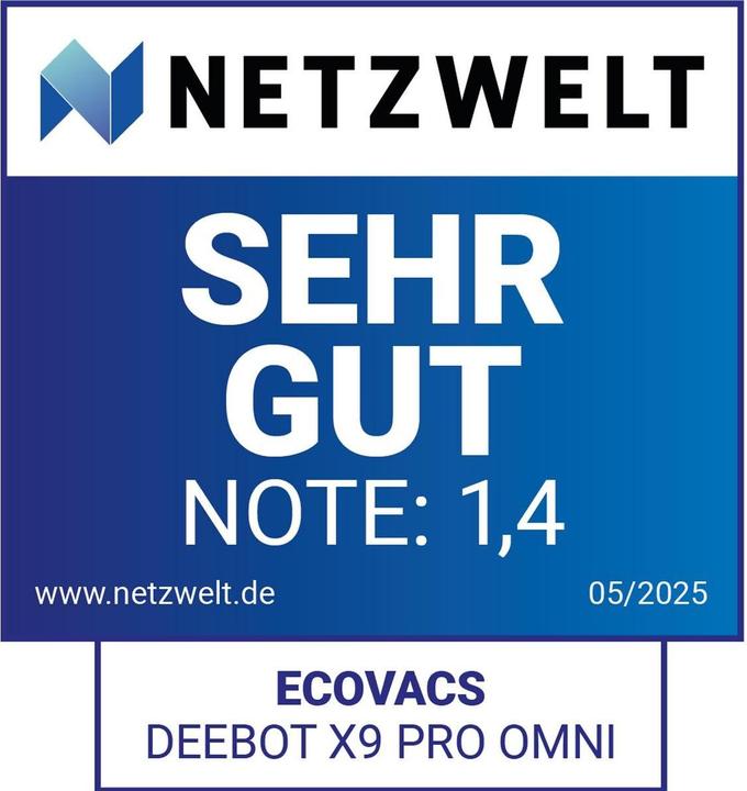 Produktbild Ecovacs X9 Pro Omni (Saugwischroboter)