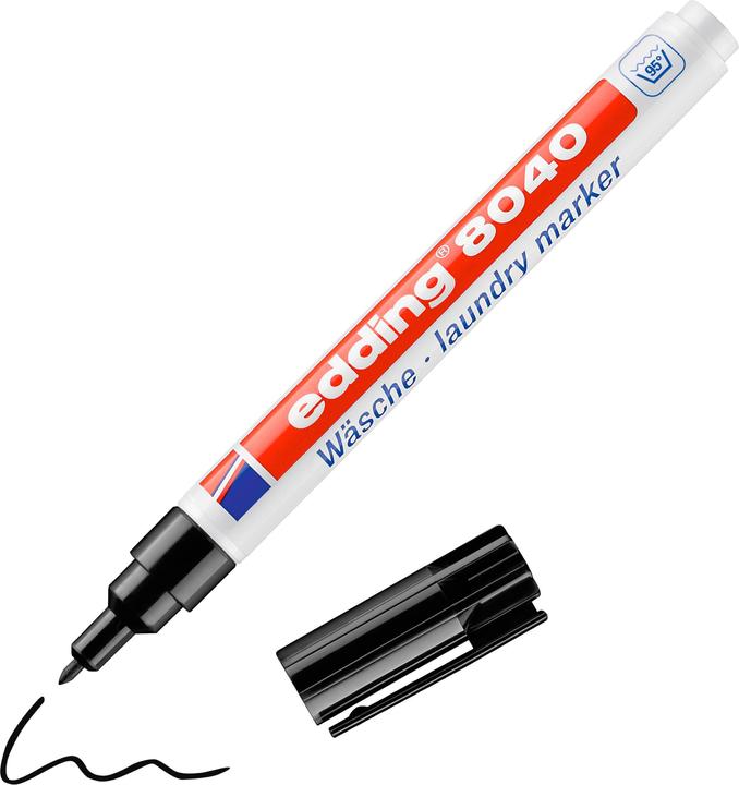 Produktbild Edding 8040 (Schwarz, 1 mm, 1 x)