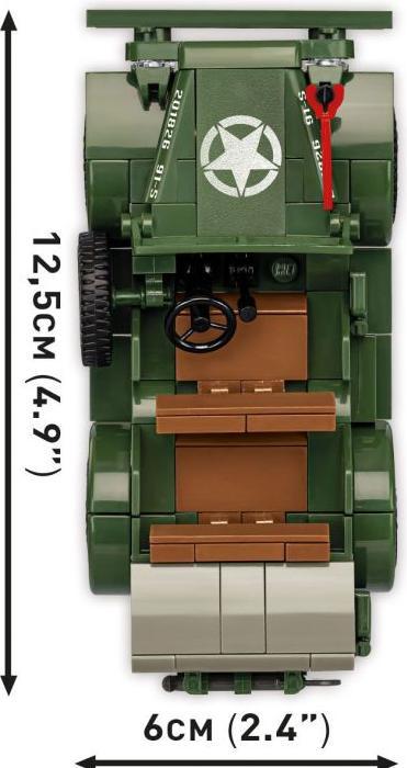 Actual product image Cobi 3111 Doge WC-56 command car D- day