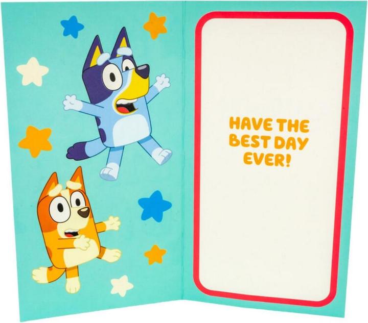 Produktbild Bluey Geburtstagskarte Let's Have Fun Papier (1 Stk.)