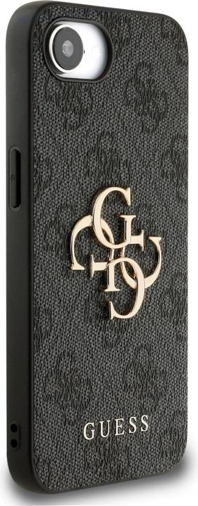 Immagine prodotto Guess PU 4G Metal Logo Case für Apple iPhone SE (2024) - grey (Apple iPhone 16e)