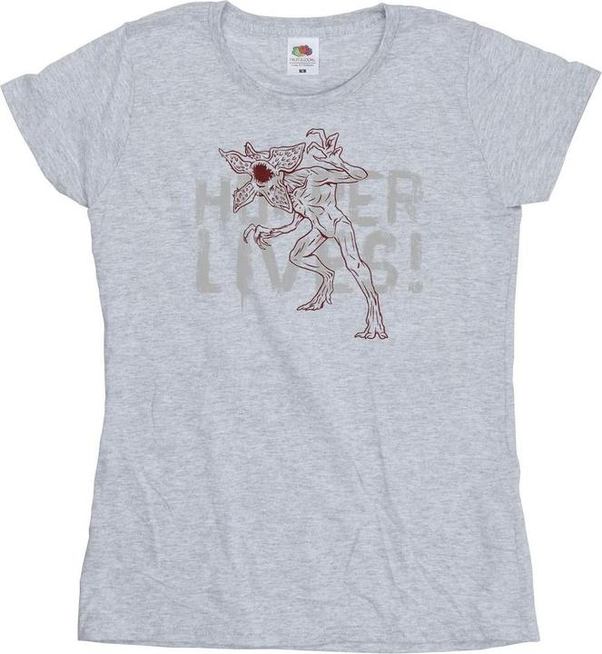 Actual product image Netflix Womens/Ladies Stranger Things Hoppers Live Cotton T-Shirt (S)