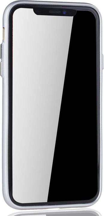 Produktbild König Design Apple iPhone XR Hülle Handyhülle Handy Schutz Case Cover Bumper Schale in Silber (Apple iPhone XR)