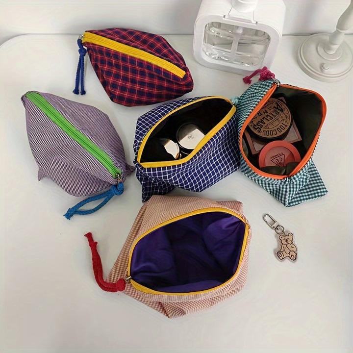 Image du produit Only-Bags.Store Trousse de maquillage rétro aux couleurs vives, porte-monnaie multifonctionnel de grande capacité